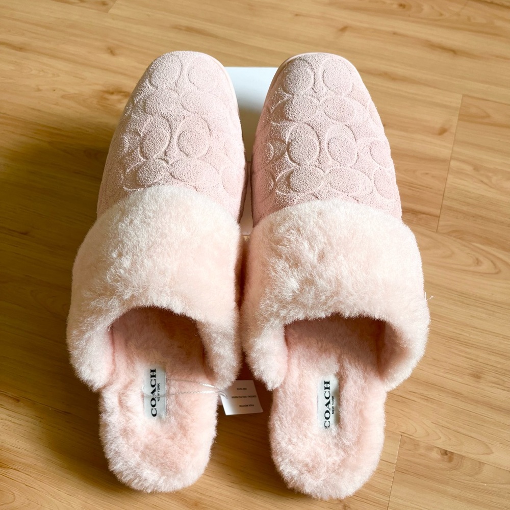 Coach Sherpa Flat Mule In Signature
Suede#CCX65 Women 10.0 US - Picture 7 of 8